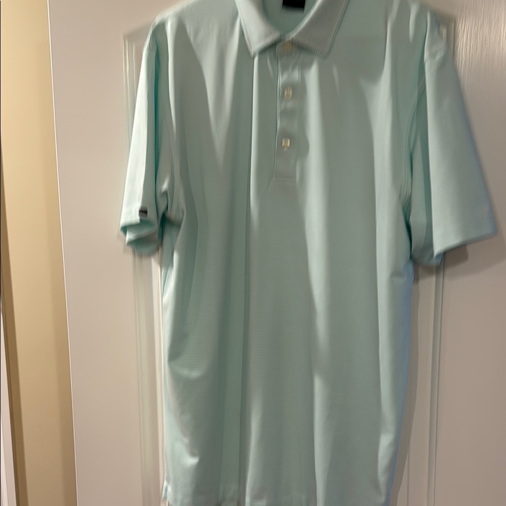 Men's Light Green Polo ShirtRunning Golf